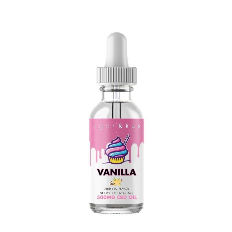 Vanilla Flavored CBD Oil Drops (500, 1000, 3000 mg) – Sugar & Kush